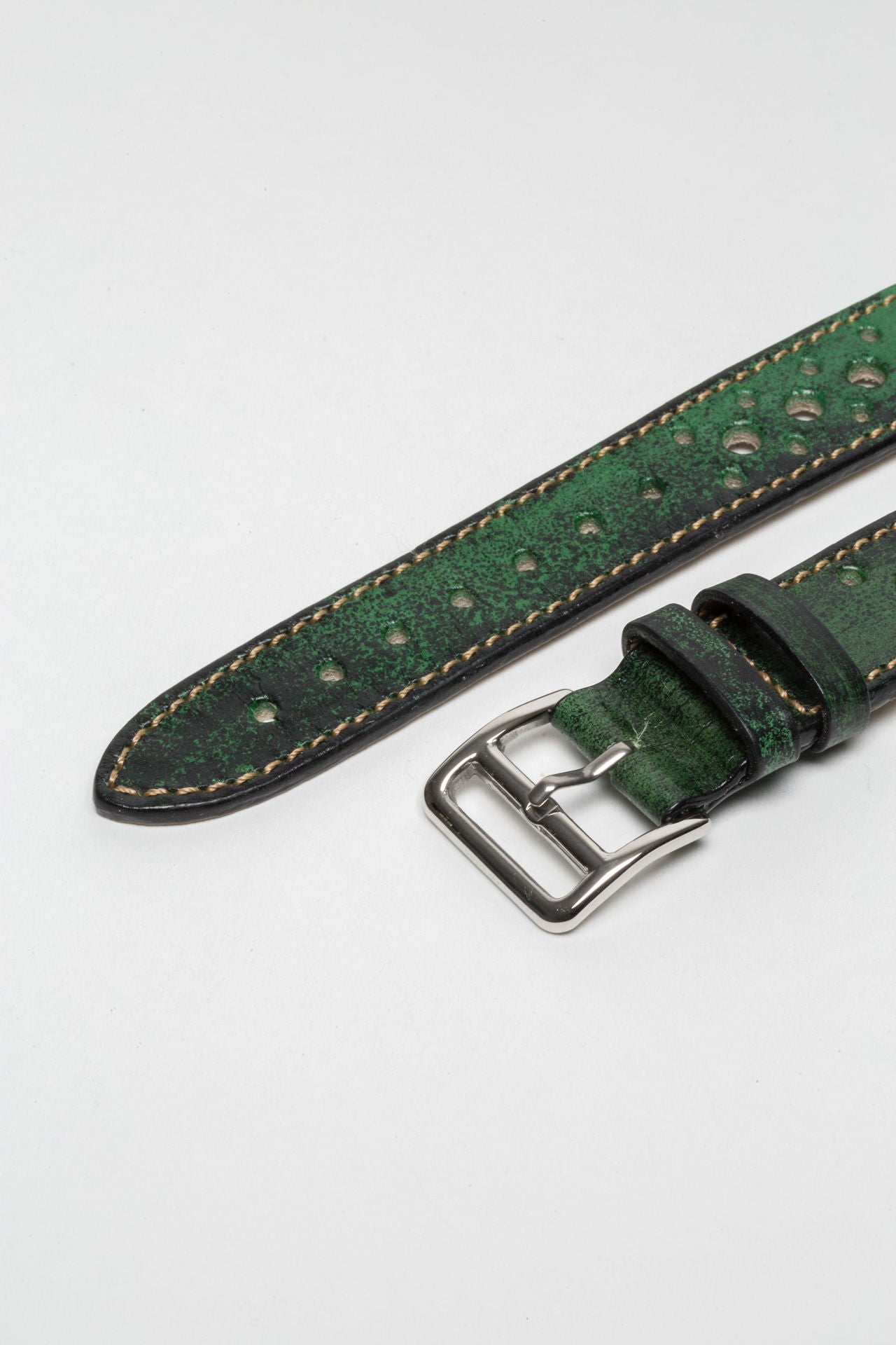 Aged Racing Green Rally Strap
