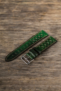 Aged Racing Green Rally Strap