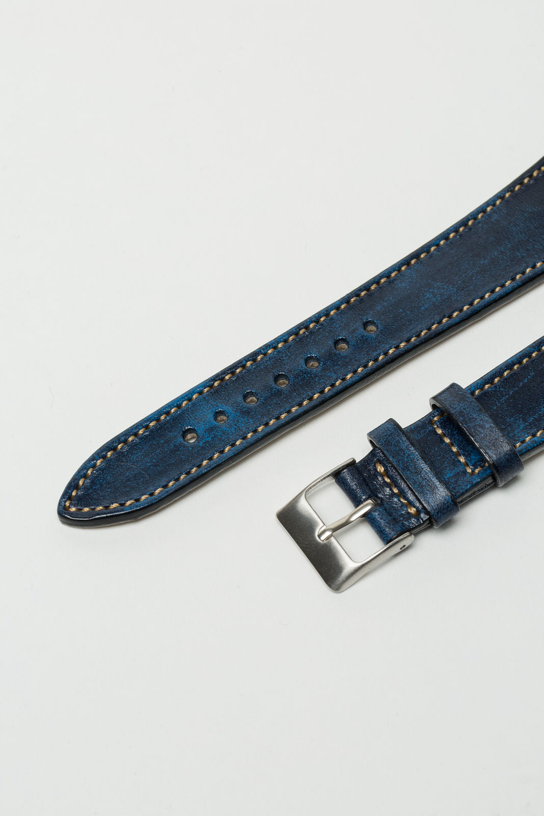 Aged Denim Blue Classic Cut Strap