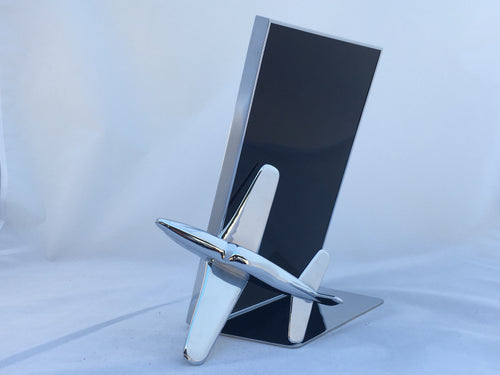 Breitling display mirror with airplane