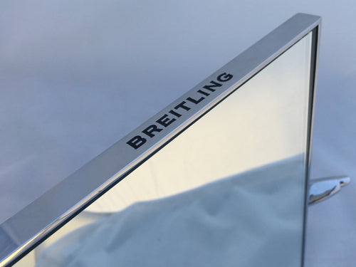 Breitling display mirror with airplane
