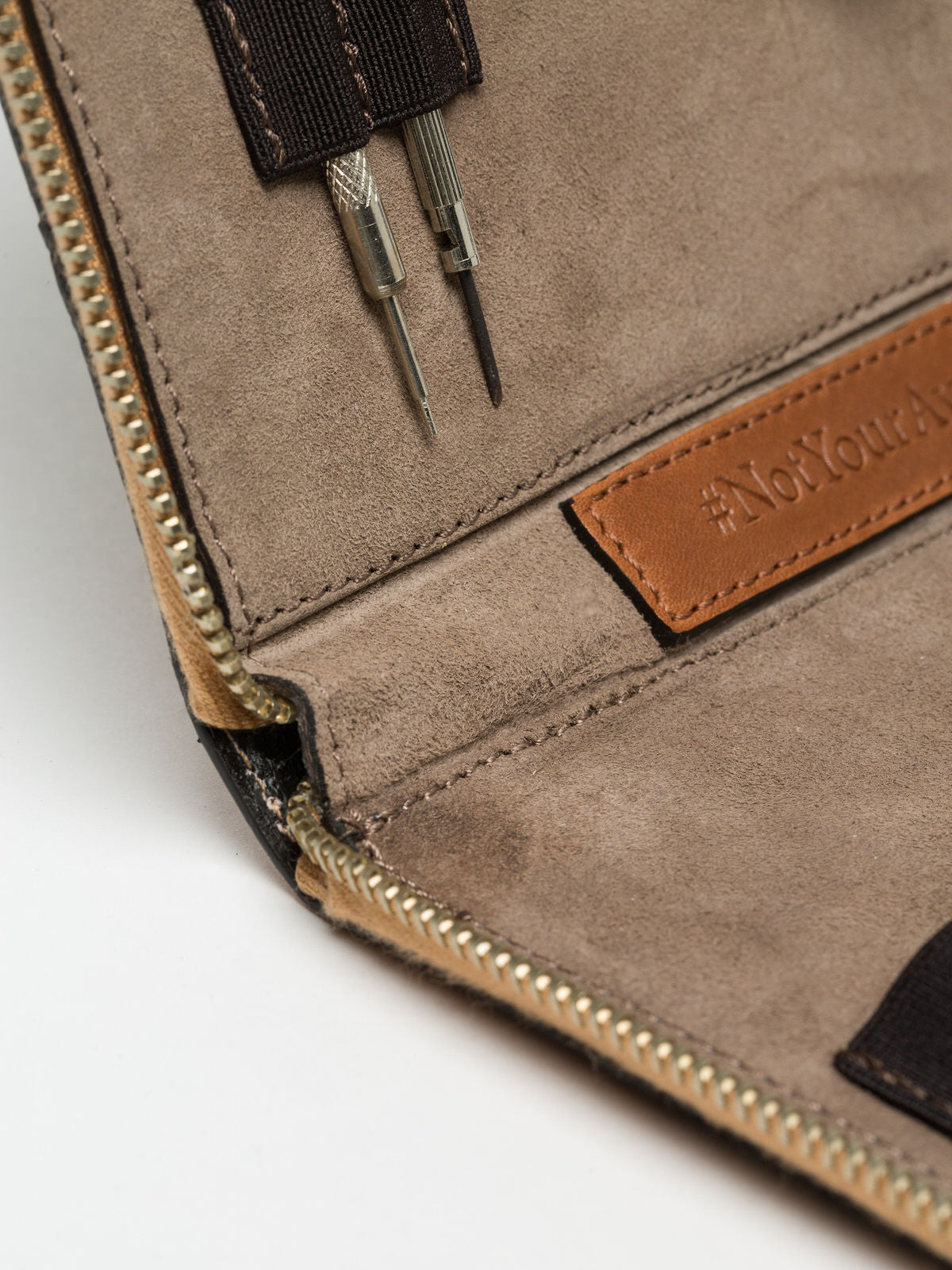 Watch Strap case in Caramel Brown Leather