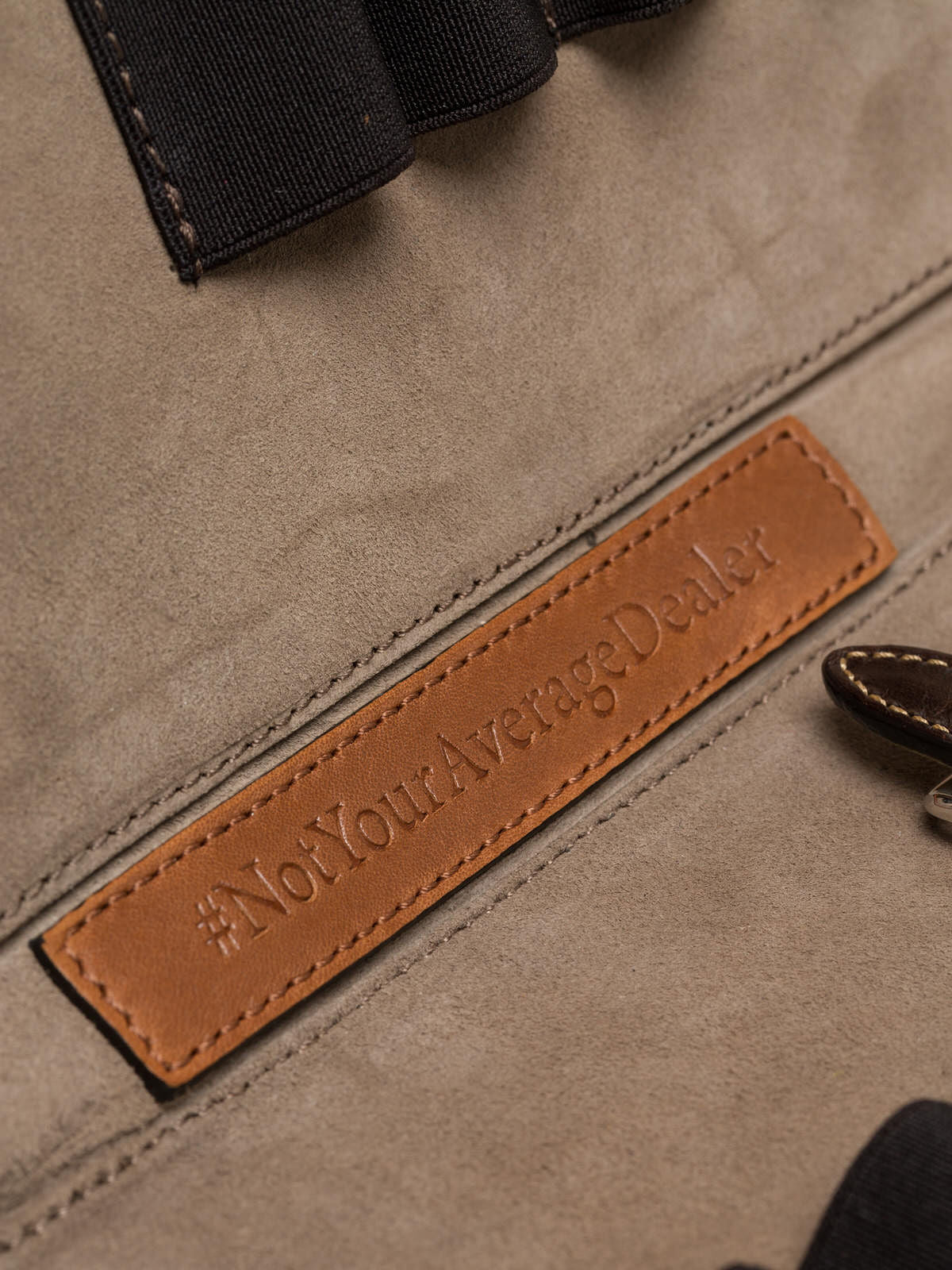 Watch Strap case in Caramel Brown Leather