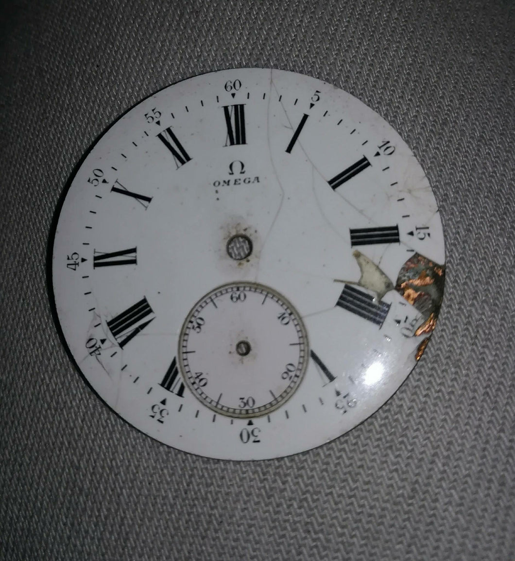 Enamel or painted dial restoration