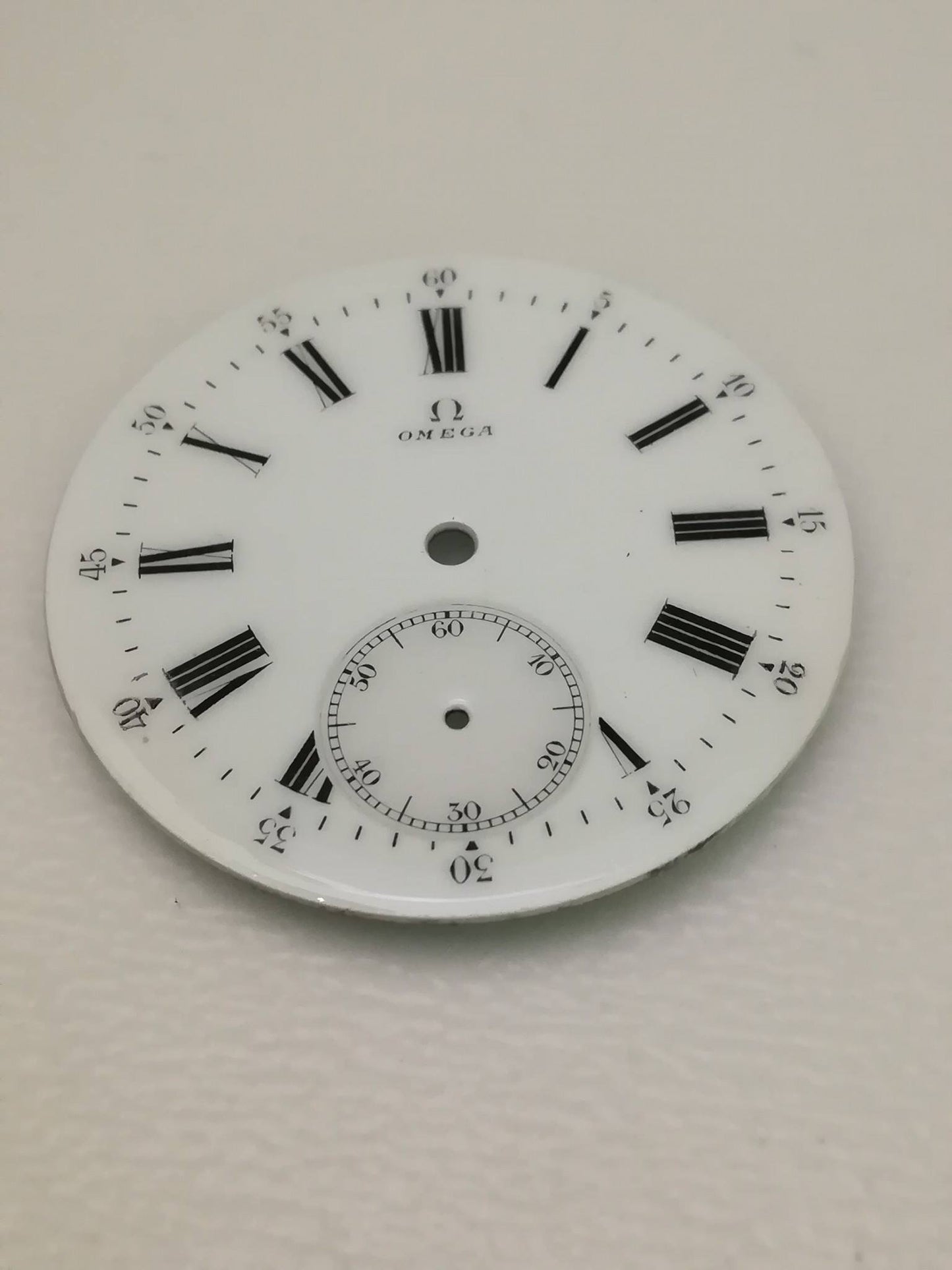 Enamel or painted dial restoration