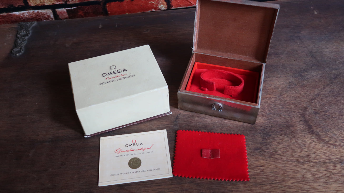 Super rare Solid Silver Omega box set for Constellation de Luxe