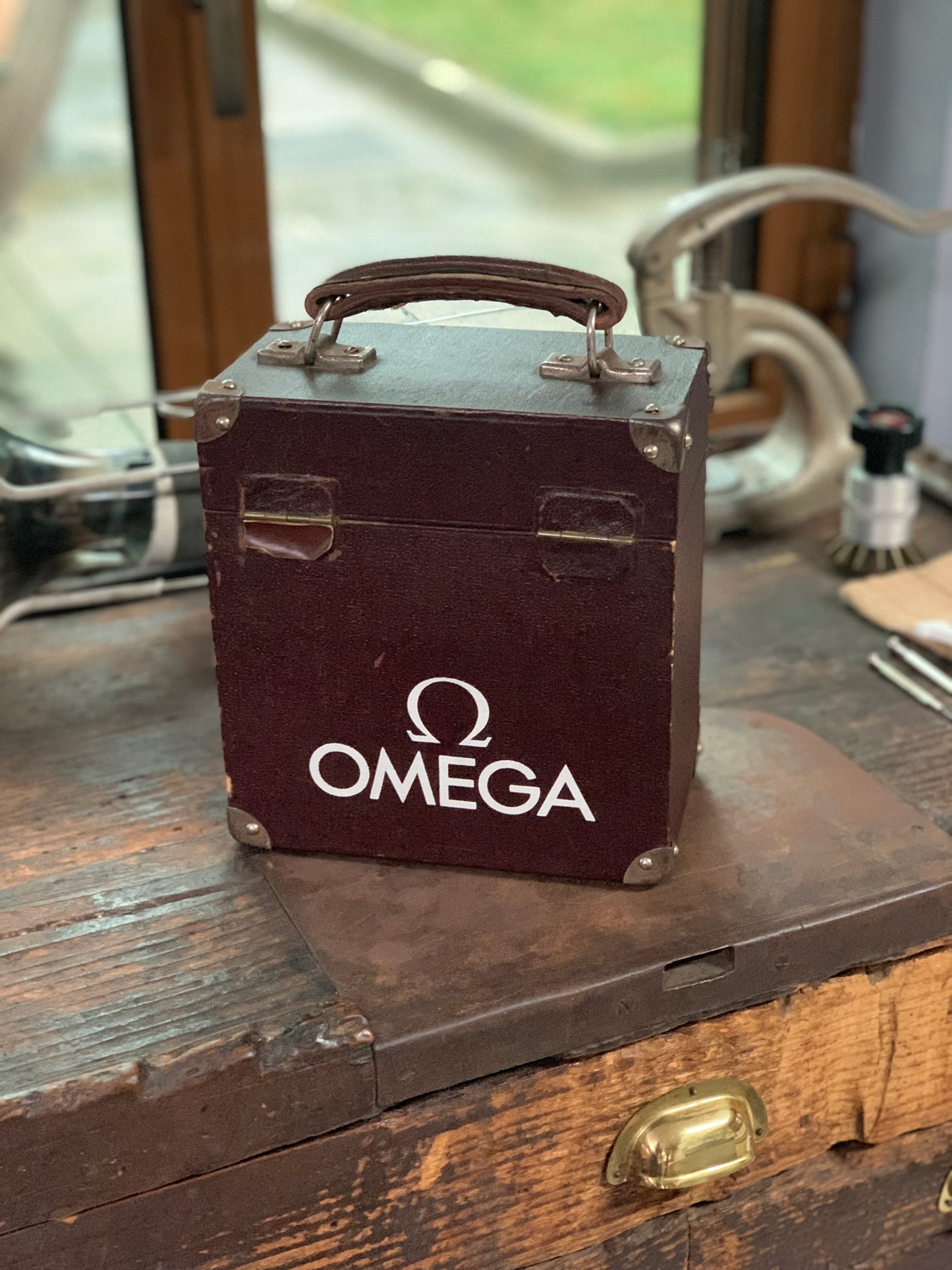 Omega Stopwatch - Display for retailers with original case