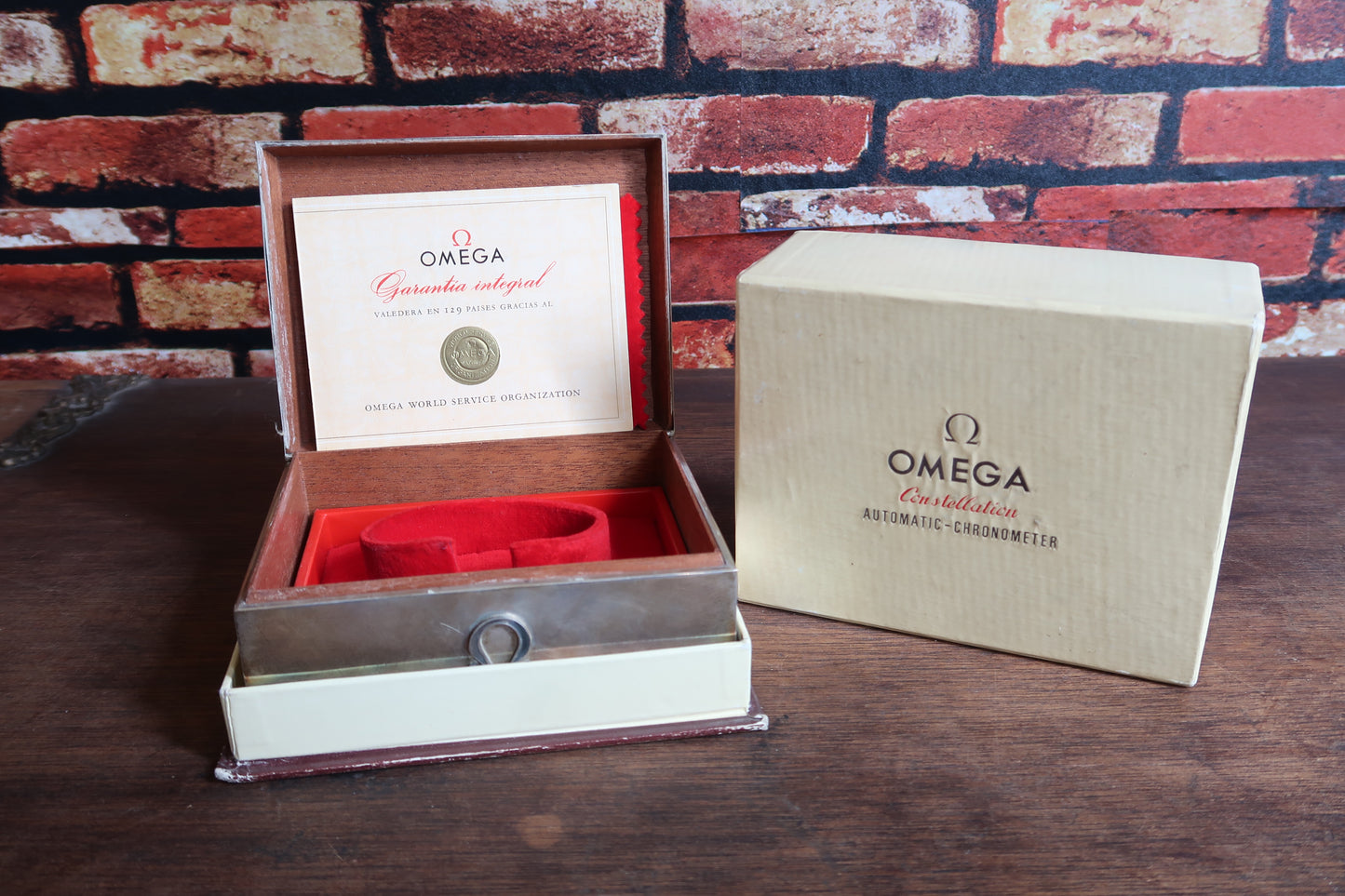 Super rare Solid Silver Omega box set for Constellation de Luxe