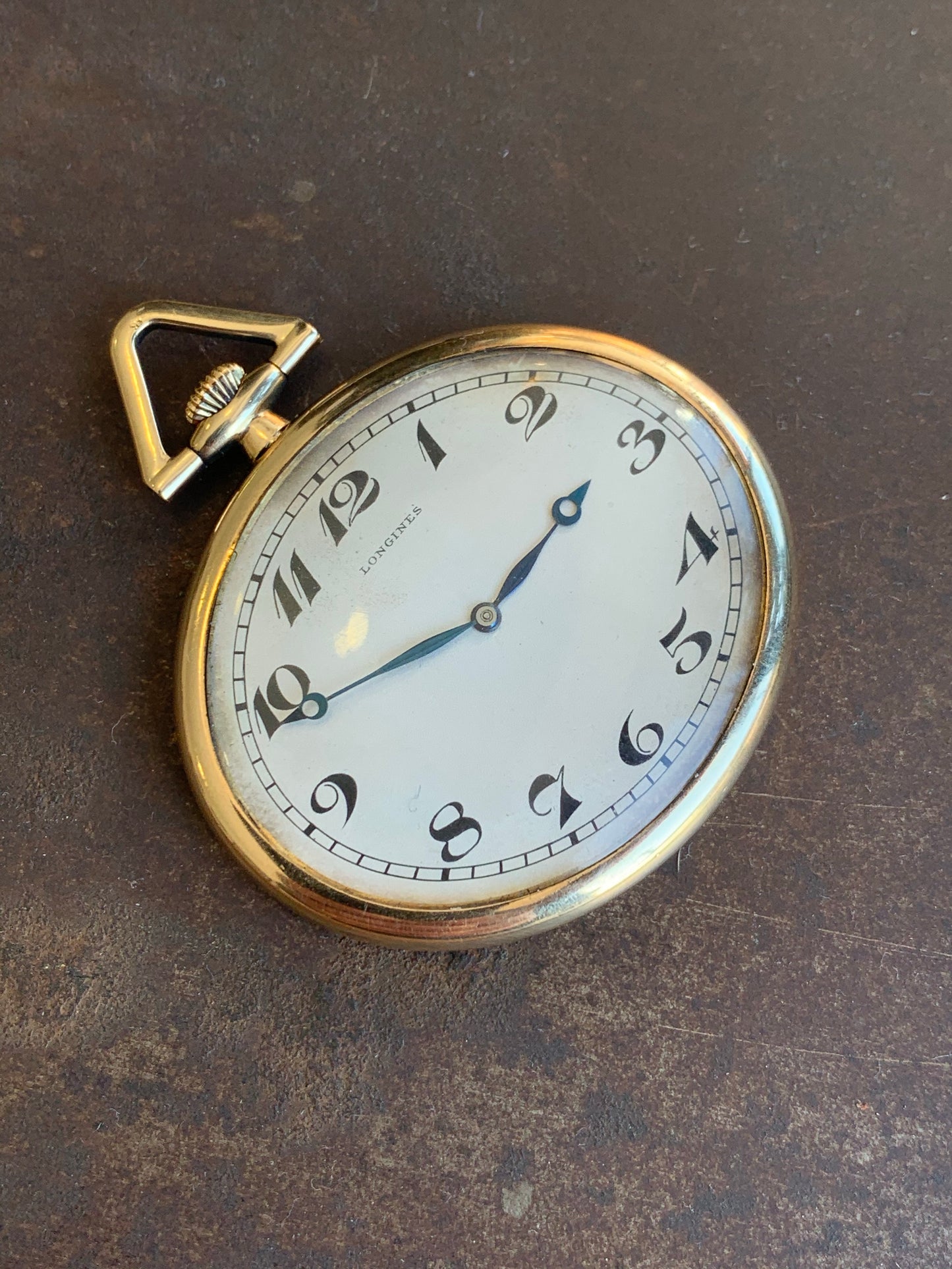 1914 Longines Art Deco style pocket watch