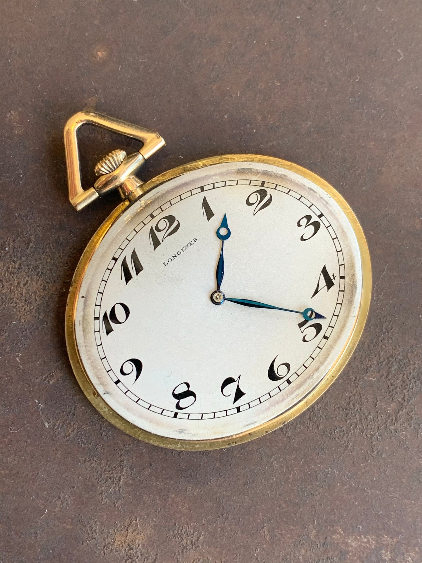 1914 Longines Art Deco style pocket watch