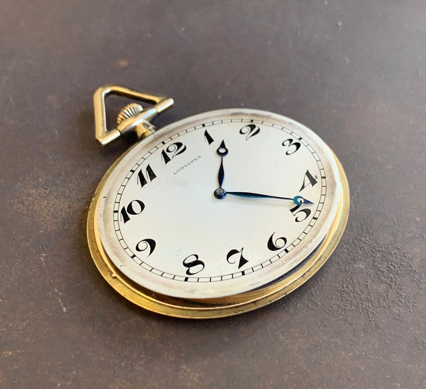 1914 Longines Art Deco style pocket watch